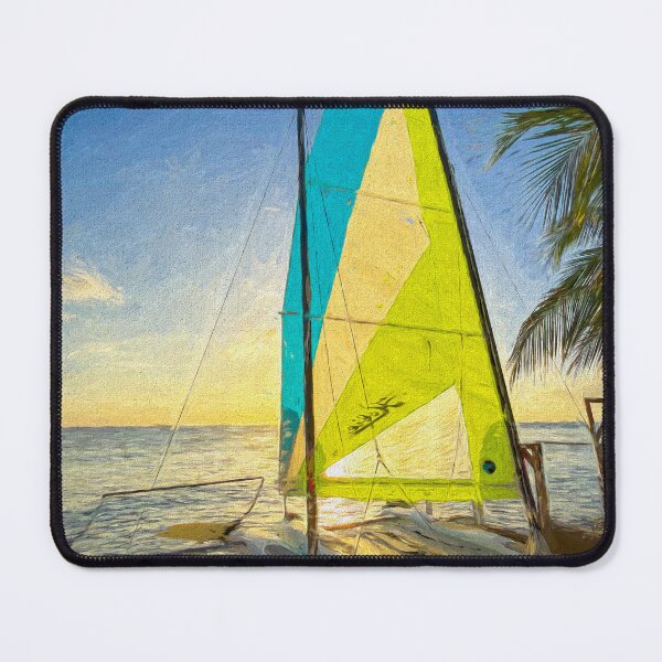Item preview, Catamaran Barbados Sunset Beach Art designed and sold by Londonimages.