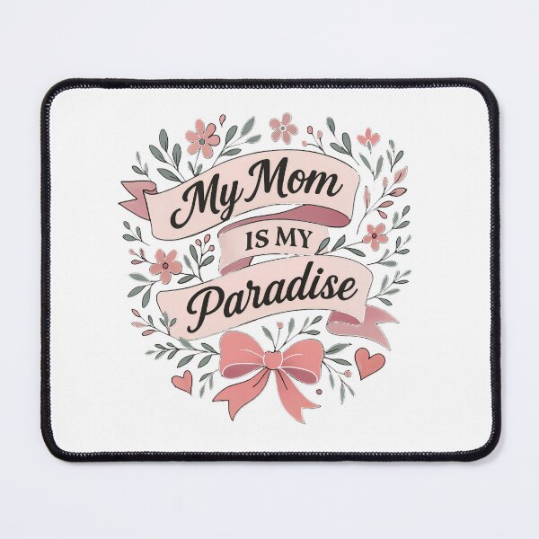 Item preview, Mom Is My Paradise Floral Watercolor Keepsake designed and sold by Nuvoro Gifts.