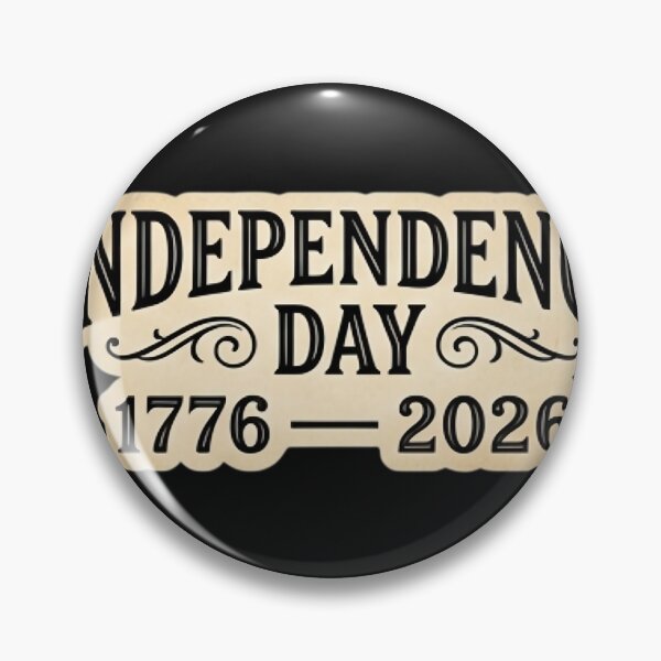 Item preview, Vintage 1776 to 2026 Independence Day US Semiquincentennial Typography designed and sold by DarkOriginArts.