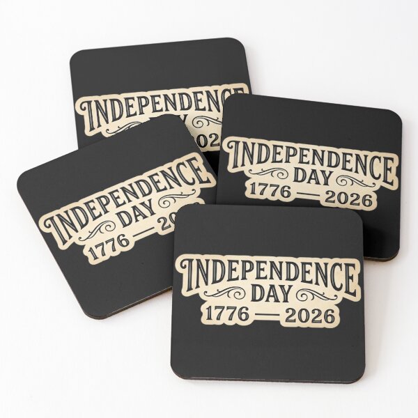 Item preview, Vintage 1776 to 2026 Independence Day US Semiquincentennial Typography designed and sold by DarkOriginArts.