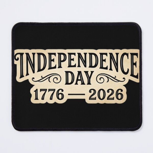 Item preview, Vintage 1776 to 2026 Independence Day US Semiquincentennial Typography designed and sold by DarkOriginArts.