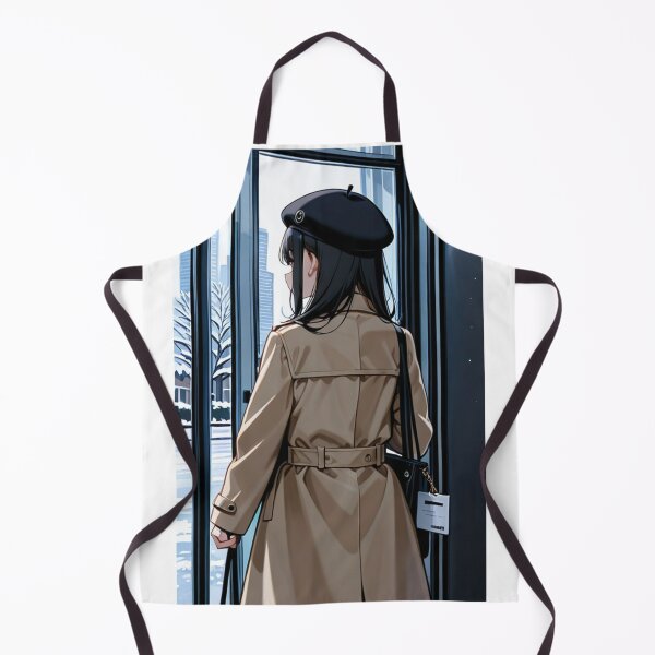 Item preview, Fashion - stride woman beige trench designed and sold by AnimeShin.
