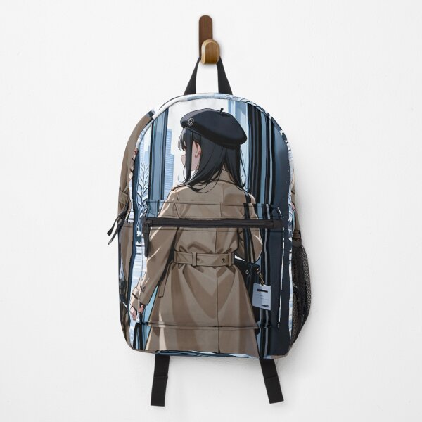 Item preview, Fashion - stride woman beige trench designed and sold by AnimeShin.