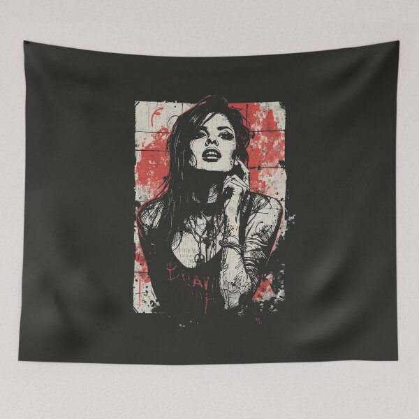 Item preview, Punk Riot Girl Red Splatter designed and sold by ERODED SELF.