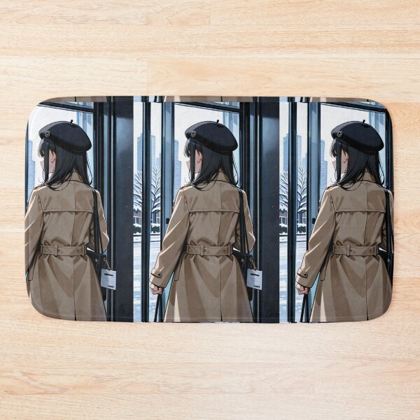 Item preview, Fashion - stride woman beige trench designed and sold by AnimeShin.