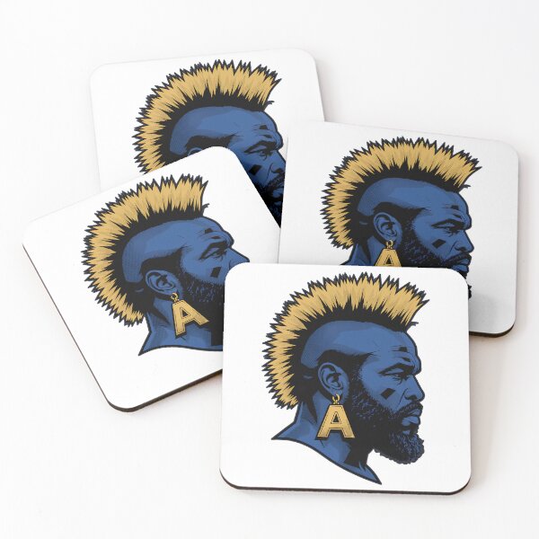 Item preview, Blue Mohawk Punk Rocker Comic Art designed and sold by TshirtsOnline-.