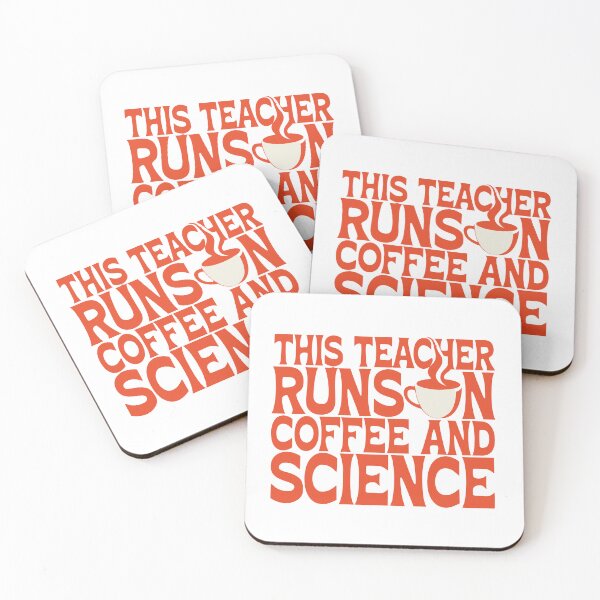 Item preview, This Teacher Runs on Coffee and Science - Perfect Gift designed and sold by Inklyst.