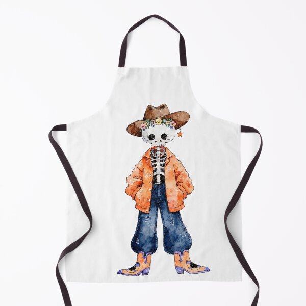 Item preview, Spooky Halloween Skeleton Cowboy designed and sold by HegArt23.