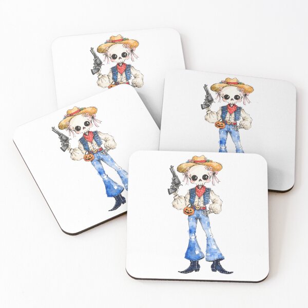 Item preview, Spooky Halloween Skeleton Cowboy designed and sold by HegArt23.