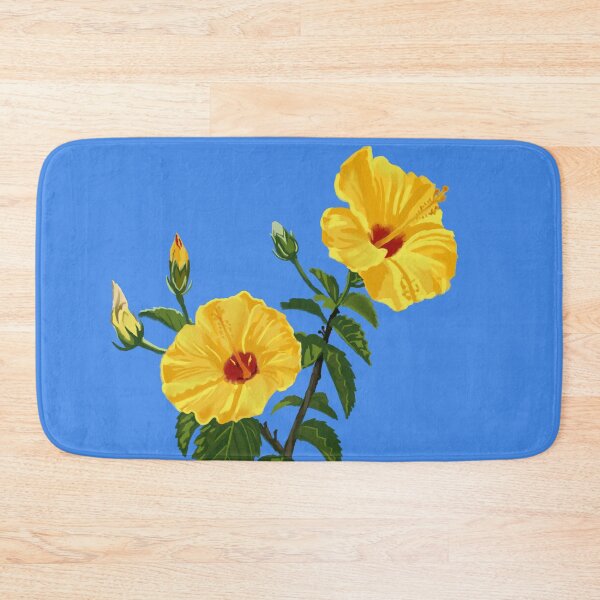 Item preview, Hawaiian Yellow Hibiscus Botanical Illustration  designed and sold by Stable-Camp-Rd.