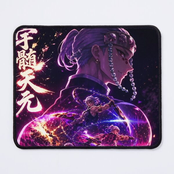Item preview, Tengen Uzui Sound Hashira | Demon Slayer Neon Anime Samurai Art Poster designed and sold by Dyan4.