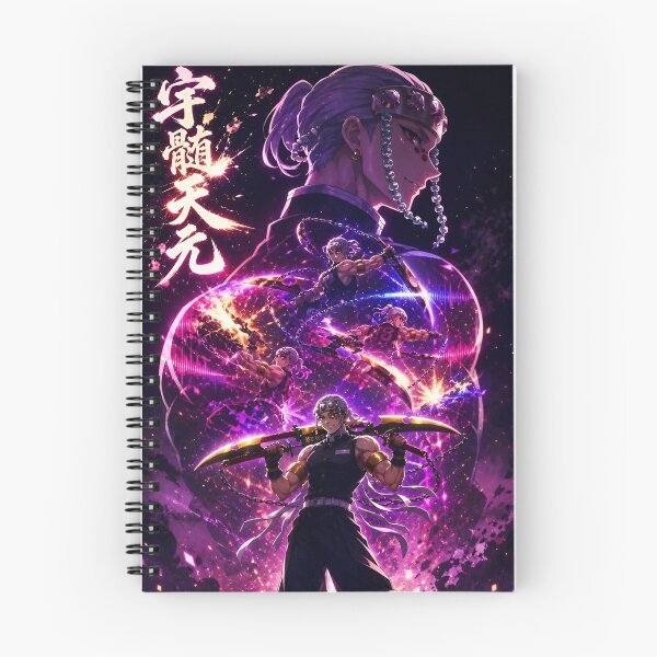 Item preview, Tengen Uzui Sound Hashira | Demon Slayer Neon Anime Samurai Art Poster designed and sold by Dyan4.