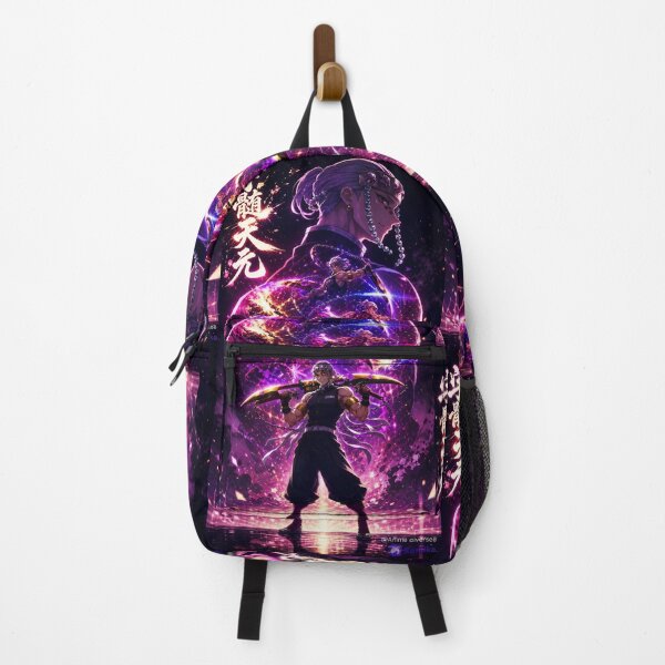 Item preview, Tengen Uzui Sound Hashira | Demon Slayer Neon Anime Samurai Art Poster designed and sold by Dyan4.