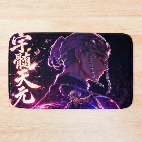 Item preview, Tengen Uzui Sound Hashira | Demon Slayer Neon Anime Samurai Art Poster designed and sold by Dyan4.