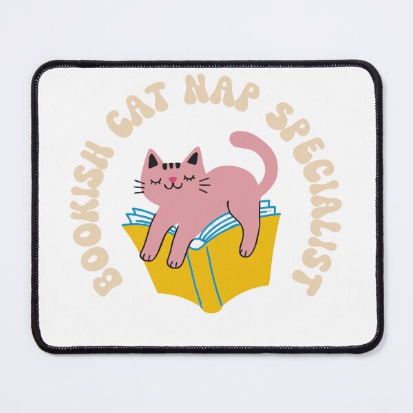 Item preview, Bookish Cat Nap Specialist - Cozy Gift for Cat Lovers designed and sold by Inklyst.