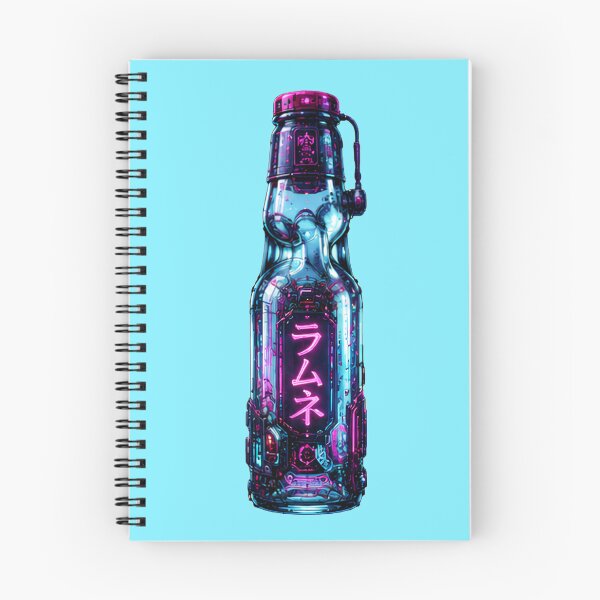 Item preview, Cyber Ramune — Neon Japanese Soda Bottle designed and sold by kummo-0319.