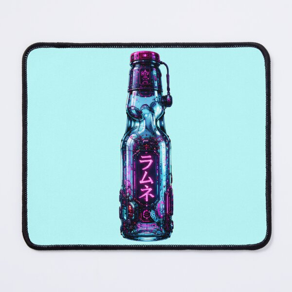 Item preview, Cyber Ramune — Neon Japanese Soda Bottle designed and sold by kummo-0319.