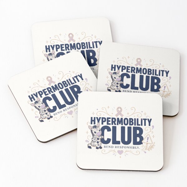 Item preview, Hypermobility Club - Bend Responsibly Cute Zebra EDS Awareness Design designed and sold by BlackSector77.