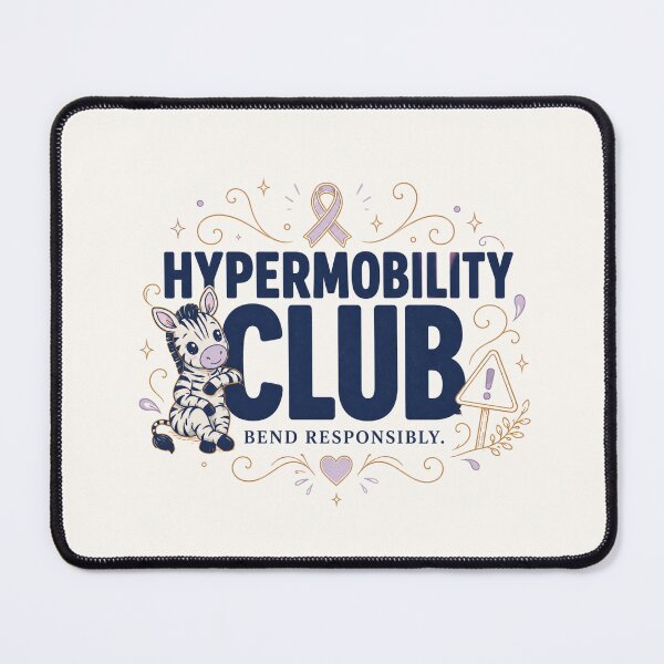 Item preview, Hypermobility Club - Bend Responsibly Cute Zebra EDS Awareness Design designed and sold by BlackSector77.