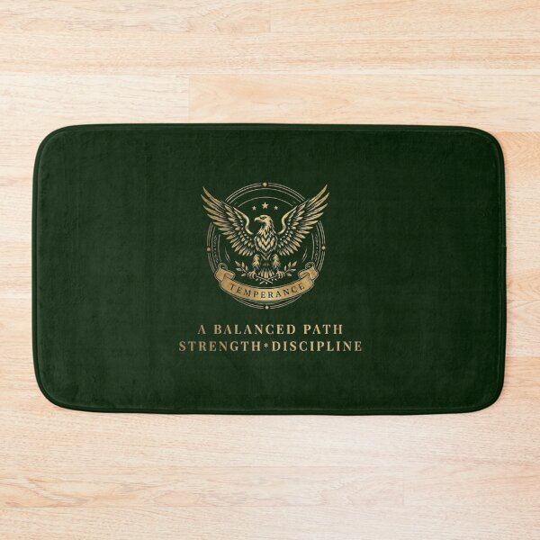 Item preview, Temperance: A Balanced Path- Stoic Eagle Emblem designed and sold by CrownINDesign.