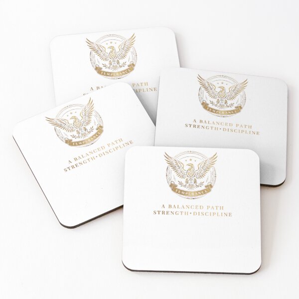 Item preview, Temperance: A Balanced Path- Stoic Eagle Emblem designed and sold by CrownINDesign.