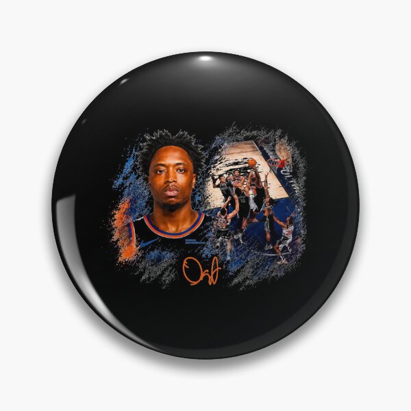 Item preview, OG Anunoby New York Knicks Signature Graphic NBA Finals 2026 designed and sold by DETOYASHALL.