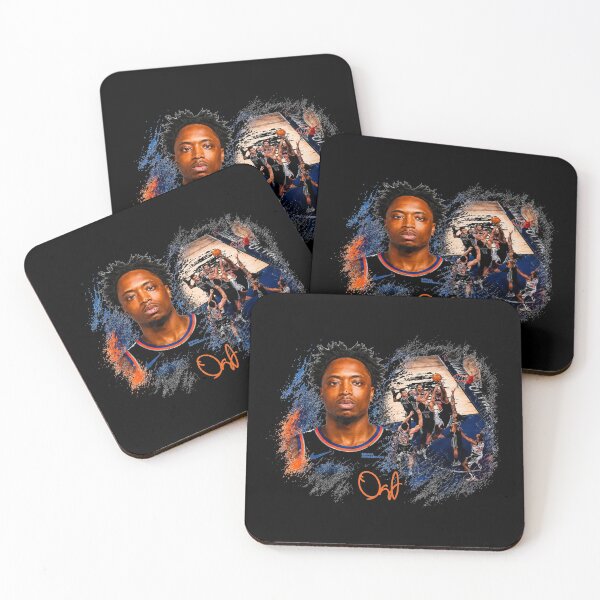 Item preview, OG Anunoby New York Knicks Signature Graphic NBA Finals 2026 designed and sold by DETOYASHALL.