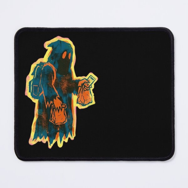 Item preview, Ghost Commute - Retro Risograph Spirit designed and sold by FoxLab Studio.