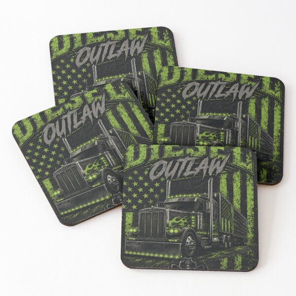 Item preview, Diesel Outlaw Green Flag Edition | Custom Semi Truck Trucker Shirt designed and sold by Diesel outlaw .
