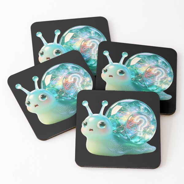 Item preview, Emerald Snail - 404 Error: Brain Fog & No Thoughts Edition designed and sold by ABYSSLAB.