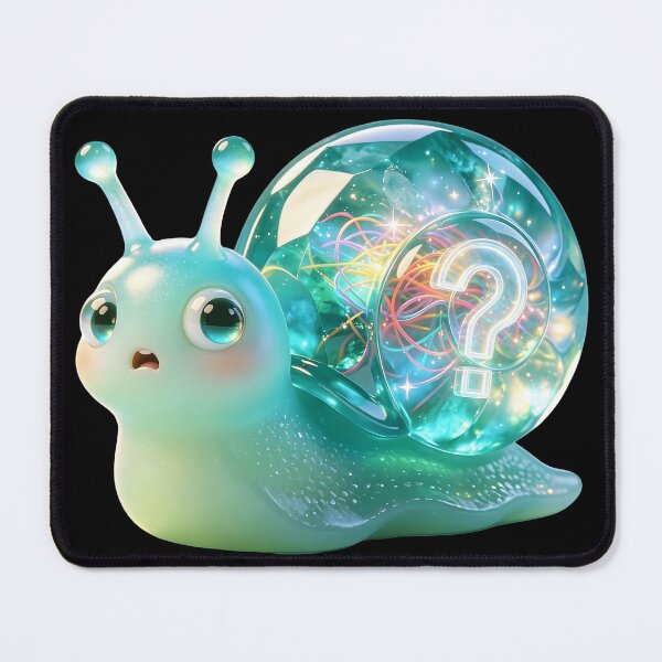 Item preview, Emerald Snail - 404 Error: Brain Fog & No Thoughts Edition designed and sold by ABYSSLAB.