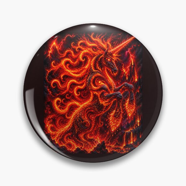 Item preview, ⚡ ELEMENTAL UNICORNS COLLECTION - MAGMA - v2 designed and sold by WheelieGdArt.