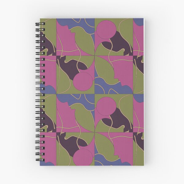 Item preview, Bold Modern Abstract Pattern | Magenta Green Organic Seamless Repeat designed and sold by Midnight Veil Designs.