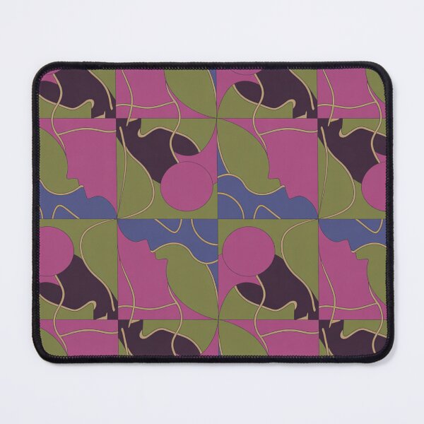Item preview, Bold Modern Abstract Pattern | Magenta Green Organic Seamless Repeat designed and sold by Midnight Veil Designs.