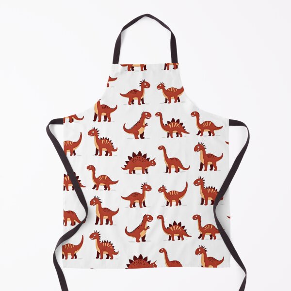 Item preview, Cute Red Dinosaur Cartoon Collection Set designed and sold by Prints by Mat.