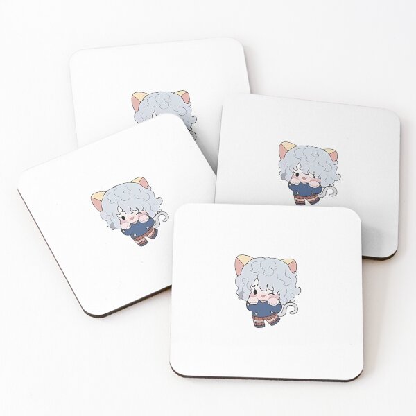 Item preview, White Fluffy Royal Guard - Winking Pastel Feline designed and sold by Mrdonut-ARt.
