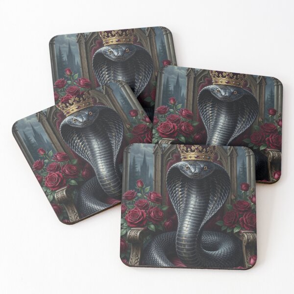 Item preview, Black Cobra Queen on Gothic Throne designed and sold by VelarisMoon.
