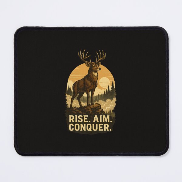 Item preview, Rise Aim Conquer Majestic Deer designed and sold by AwesomeBeyondLimits.