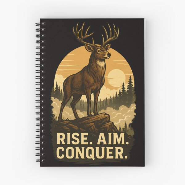 Item preview, Rise Aim Conquer Majestic Deer designed and sold by AwesomeBeyondLimits.