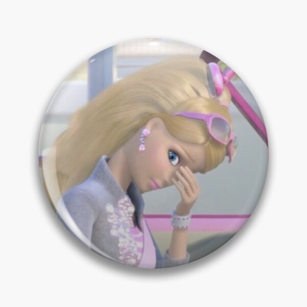 Item preview, Funny reaction Barbie meme sticker gif designed and sold by sloppydesignss.