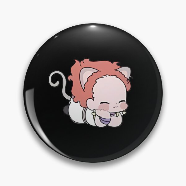 Item preview, Pink Mane Brawler Lazy - Resting Floor Neko   designed and sold by Mrdonut-ARt.