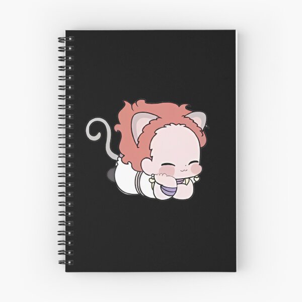 Item preview, Pink Mane Brawler Lazy - Resting Floor Neko   designed and sold by Mrdonut-ARt.