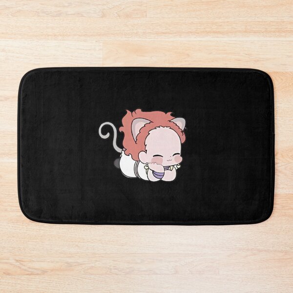 Item preview, Pink Mane Brawler Lazy - Resting Floor Neko   designed and sold by Mrdonut-ARt.