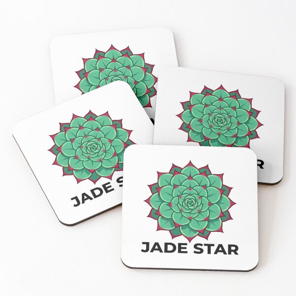Item preview, Minimalist Echeveria Jade Star Succulent Streetwear Graphic designed and sold by GreenDivisionJP.