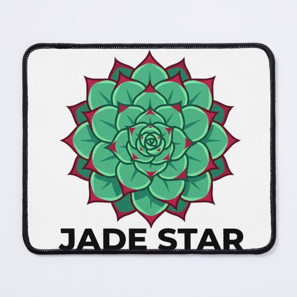 Item preview, Minimalist Echeveria Jade Star Succulent Streetwear Graphic designed and sold by GreenDivisionJP.