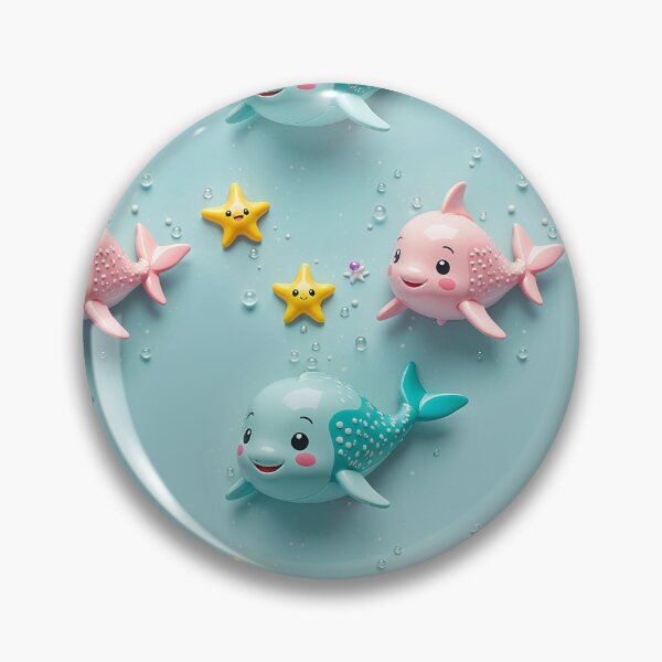 Item preview, Cute Chibi Whale Splash art designed and sold by krazzyremo.