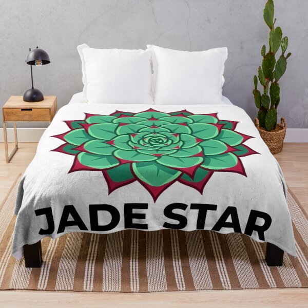 Item preview, Minimalist Echeveria Jade Star Succulent Streetwear Graphic designed and sold by GreenDivisionJP.