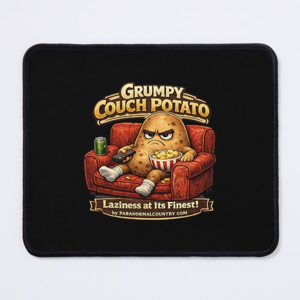 Item preview, Grumpy Couch Potato designed and sold by ParanormalCount.