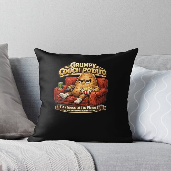Item preview, Grumpy Couch Potato designed and sold by ParanormalCount.