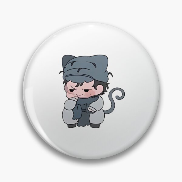 Item preview, Stoic Winter Cap Feline - Grumpy Pensive Crouch  designed and sold by Mrdonut-ARt.